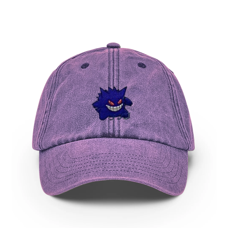Gilgamesh Washed Purple Mischief  Embroidered Cap