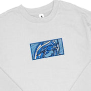Gilgamesh sweatshirts XS / White Classic Dragon Remix Embroidered Sweatshirt