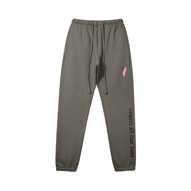 Gilgamesh Charcoal Grey / S "Respect All Fear None" Heavyweight Sweatpants