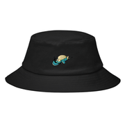 Gilgamesh Black Sleeping Embroidered Bucket Hat