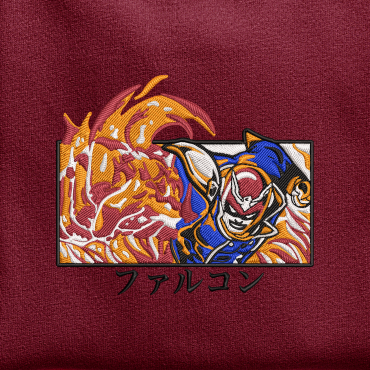 Gilgamesh hoodies Captain Falcon Embroidered Hoodie
