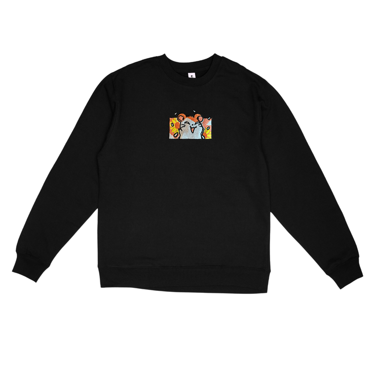 Gilgamesh sweatshirt Happy Hamster Embroidered Sweatshirt