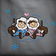 Apliiq hoodie Ice Twins Embroidered Hoodie