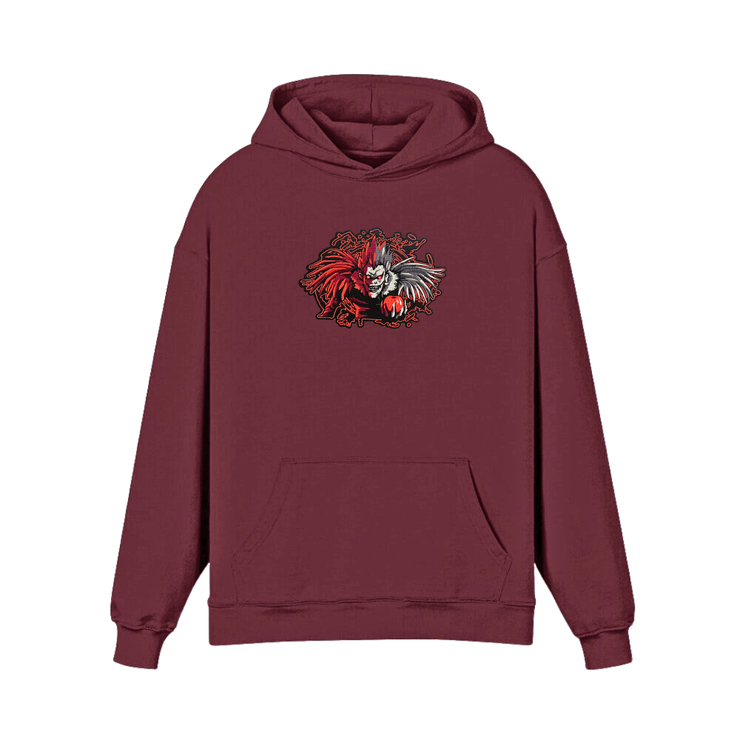 Fire Red Embroidered Hoodie – Gilgamesh