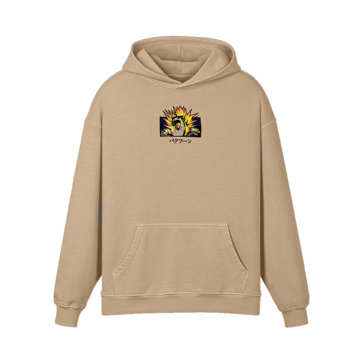 Gilgamesh hoodies Typo Explosion Embroidered Hoodie