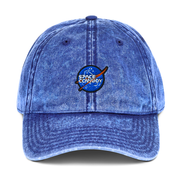 Gilgamesh Washed Blue Space Cowboy Embroidered Cap