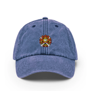 Gilgamesh Washed Blue Thousand Sunny Embroidered Cap