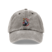 Gilgamesh Washed Gray 1000 Years Embroidered Cap