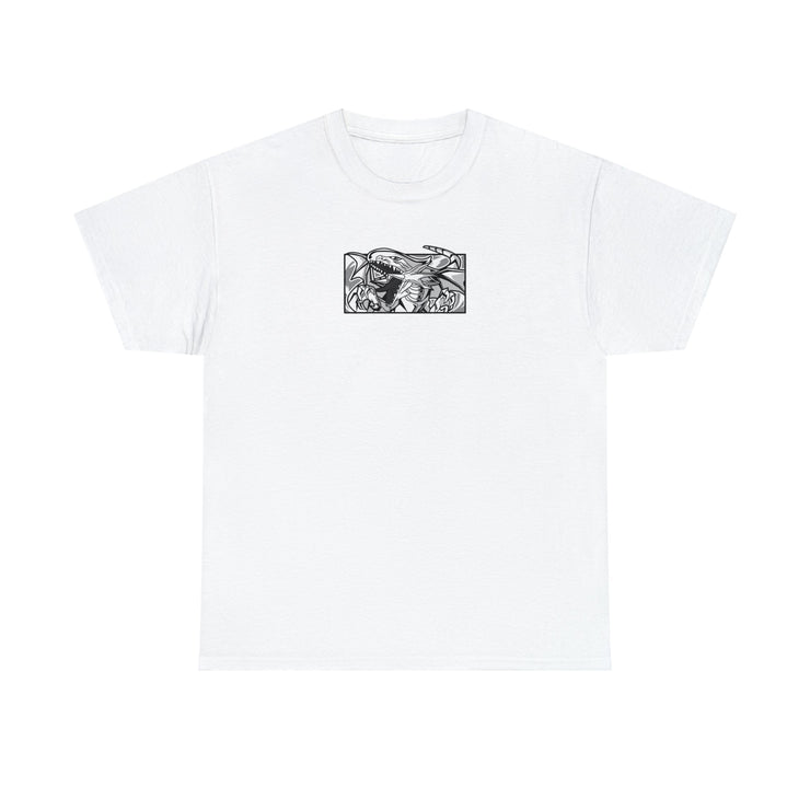 Gilgamesh T-Shirt White / S Legendary Dragon Greyscale Tee