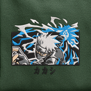 Gilgamesh sweatshirt XS / Army Chidori Embroidered Sweatshirt