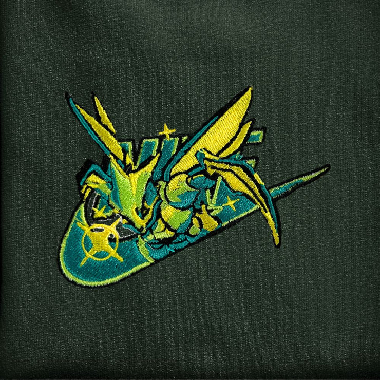 Gilgamesh sweatshirts XS / Army Green Scyther Embroidered Sweatshirt