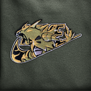 Gilgamesh hoodies XS / Army Green Tyranitar Embroidered Hoodie