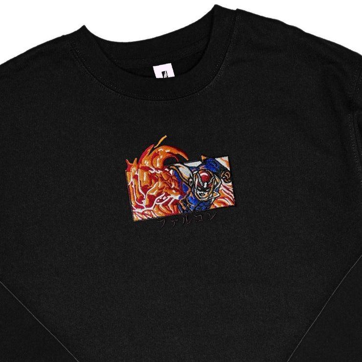 Gilgamesh sweatshirts XS / Black Falcon Punch Embroidered Sweatshirt