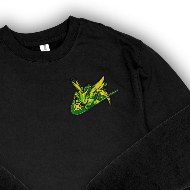 Gilgamesh sweatshirt XS / Black Flying Mantis Patch Embroidered Sweatshirt