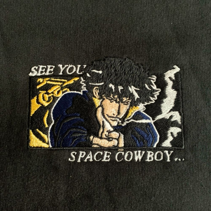 Gilgamesh hoodies XS / Black Space Cowboy Embroidered Hoodie