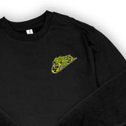Gilgamesh sweatshirt XS / Black Tyrant Godzilla Patch Embroidered Sweatshirt