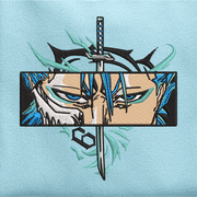 Gilgamesh hoodies XS / Blue Aqua Grimmjow Embroidered Hoodie