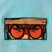 Gilgamesh hoodie XS / Blue Aqua Mizu Embroidered Hoodie