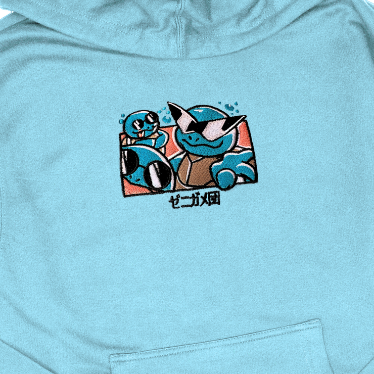 Gilgamesh hoodie XS / Blue Aqua Squirt Squad Embroidered Hoodie