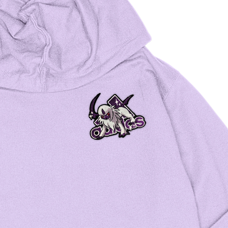 Gilgamesh hoodie XS / Lavender Disaster Patch Embroidered Hoodie