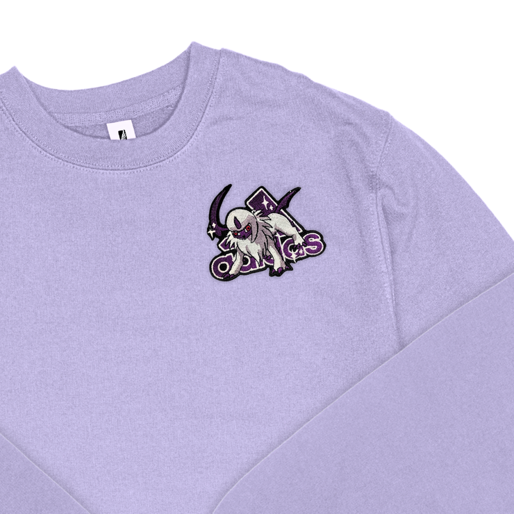 Gilgamesh sweatshirt XS / Lavender Disaster Patch Embroidered Sweatshirt