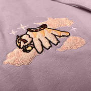 Gilgamesh hoodie XS / Light Pink Yip Yip Embroidered Hoodie