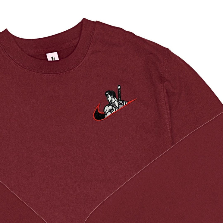 Gilgamesh sweatshirt XS / Maroon Guts Patch Embroidered Sweatshirt