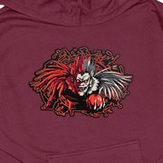 Gilgamesh hoodies XS / Maroon Shinigami Embroidered Hoodie