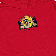 Gilgamesh hoodies XS / Red Typo Explosion Embroidered Hoodie