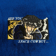 Gilgamesh hoodies XS / Royal Blue Space Cowboy Embroidered Hoodie