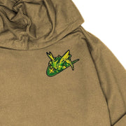 Gilgamesh hoodie XS / Sandstone Beige Flying Mantis Patch Embroidered Hoodie
