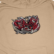 Gilgamesh hoodie XS / Sandstone Beige Titan Clash Embroidered Hoodie
