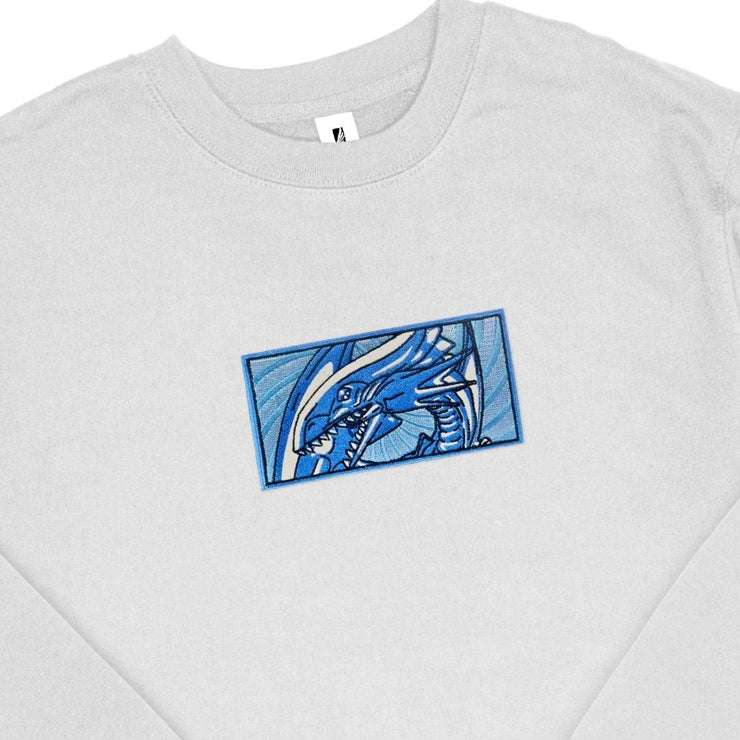 Gilgamesh sweatshirts XS / White Classic Dragon Remix Embroidered Sweatshirt